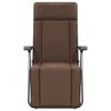 vidaXL Sulankstomos sodo kėdės su pagalvėlėmis, 2 vnt., rudos