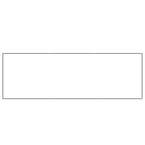 vidaXL Voljeras šunims, sidabrinės spalvos, 3m², plienas