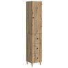vidaXL Spintelė 2 pcs 33 x 34,5 x 90 cm Apdirbta mediena