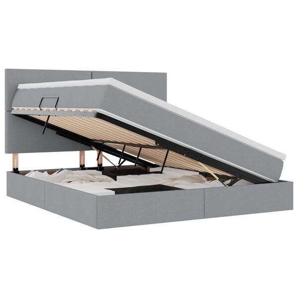 vidaXL Lova su daiktų laikymo vieta ir čiužiniu 160 x 200 cm