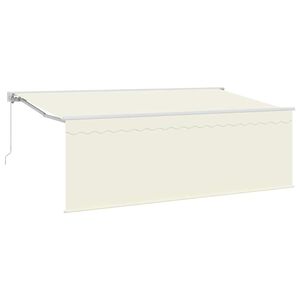 vidaXL I&scaron;traukiama markizė Kreminė 350 x 200 cm