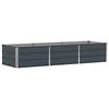 vidaXL Lovelis Antracitas 240 x 80 x 45 cm Plienas