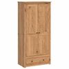 vidaXL Spinta PANAMA Medus 88,5 x 50 x 185 cm Pu&scaron;ies medienos masyvas