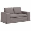 vidaXL Sofa 2 pcs Taupe 182 x 80 x 82 cm audinys