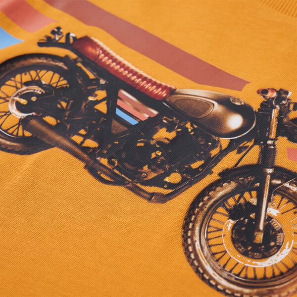 Vaiki&scaron;ki mar&scaron;kinėliai ilgomis rankovėmis, geltonai rudi, 116 dydžio