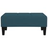 vidaXL Dvivietė sofa-lova su pagalvėmis ir pakoja, mėlyna, aksomas