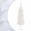 vidaXL Dirbtinė siaura kalėdinė eglutė su žaisliuku 150 cm 150 LED