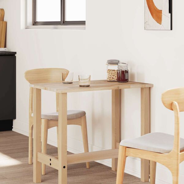 vidaXL Stalvir&scaron;is, 100x60x2cm, akacijos masyvas, stačiakampis