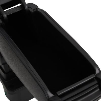 vidaXL Automobilio porankis, juodos spalvos, 12x31x(29,5-47)cm, ABS