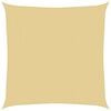 vidaXL Burė nuo saulės, smėlio, 2x2m, 100% oksfordo poliesteris