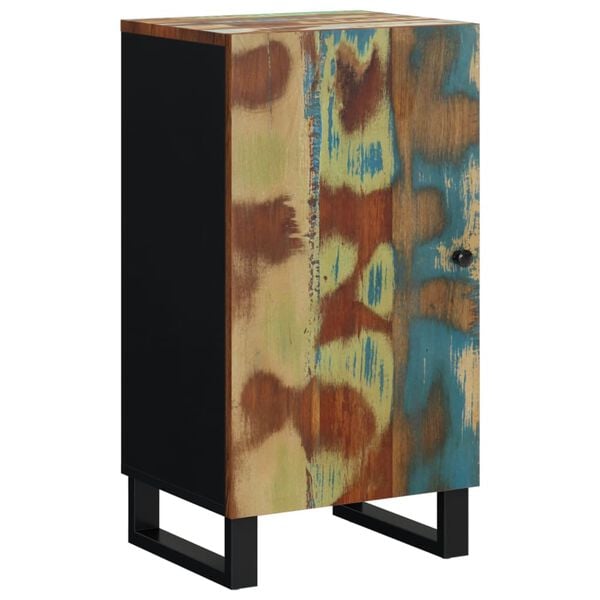 vidaXL &Scaron;oninė spintelė su durelėmis, 40x31x75cm, perdirbta mediena