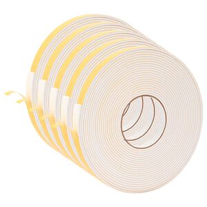 vidaXL Savigautinė putų juosta 5 vnt. Balta 10mm x 10m CR putplastis