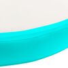 vidaXL Gimnastikos kilimėlis su pompa, žalias, 100x100x15cm, PVC