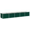 vidaXL Pakelta sodo lova Žalia 400 x 80 x 55 cm