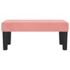 vidaXL Suoliukas, rožinės spalvos, 70x30x30cm, aksomas