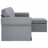 vidaXL Sofa 160cm &Scaron;viesiai pilka Metalas