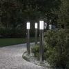 vidaXL &Scaron;viestuvai su jutikliu, 3 vnt., 80 cm, nerūdijantis plienas, IP44