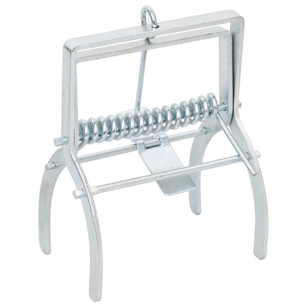 vidaXL Spąstai kurmiams, 4vnt., sidabriniai, galvanizuotas plienas