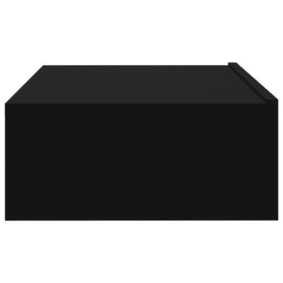 vidaXL Televizoriaus spintelė su LED lemputėmis, juoda, 60x35x15,5cm