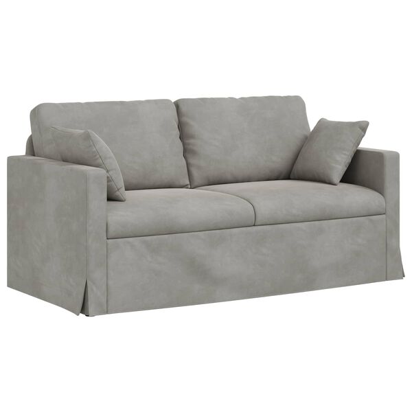 vidaXL Sofa &Scaron;viesiai pilka Bendri matmenys: 158 x 78 cm (P X G x A)