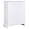 vidaXL Spintelė su stalčiais, baltos spalvos, 60x30x75cm, mediena