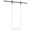 vidaXL Slankios durys ORKDAL Balta ir juoda 83 x 202 cm