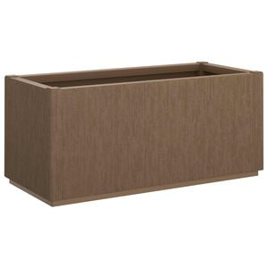 vidaXL Sodo gėlių dėžutė Ruda 80 x 36 x 35 cm PP