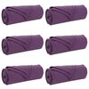 vidaXL Mesti antklodės 6 pcs Violetinė 270 x 240 cm Flysas