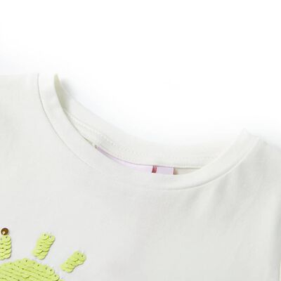 Vaikiški marškinėliai, ekru spalvos, 92 dydžio