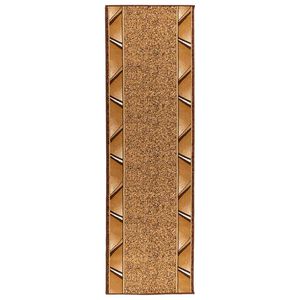 vidaXL Bėgimo kilimėlis FLORNES Austas Okra Zigzagas 67 x 150 cm PP