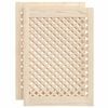 vidaXL Spintelės durelės, 2vnt., 49,5x69cm, pu&scaron;is, grotelių dizaino
