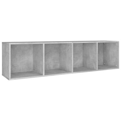 vidaXL Spintelė knygoms/TV, betono, 36x30x143cm, apdirbta mediena