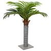 vidaXL Dirbtinė palmė, žalios spalvos, 100cm, 6 lapų