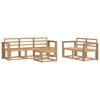 vidaXL Lauko sofos komplektas 6 pcs Balta 59 x 59 x 37 cm