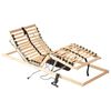 vidaXL Lamelinis lovos pagrindas Ruda 90 x 190 cm Kietas bukas medis