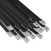 vidaXL Laido tvirtinimas 50 vnt. 7,9 x 350 mm Juoda