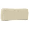 vidaXL Galvūgalio pagalvėlė, Hvar, kreminės spalvos, 140cm, audinys