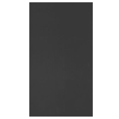 vidaXL Knygų/šoninė spintelė, juodos sp., 50x25x80cm, MDP
