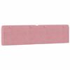 vidaXL Galvūgalio pagalvėlė, rožinės spalvos, 200cm, aksomas