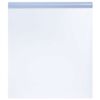 vidaXL Langų plėvelė, pilka, 90x1000cm, PVC, statinė, matinė