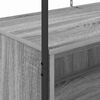 vidaXL Drabužių stovas Pilka 100 x 44 x 160 cm Apdirbta mediena