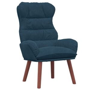 vidaXL krėslas Mėlyna 69 x 74 x 93 cm Aksomas