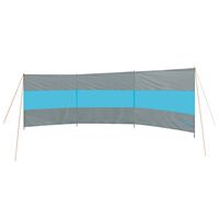 Bo-Camp Uždanga nuo vėjo Popular, pilkos ir mėlynos spalvos, 500x140cm