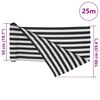 vidaXL Privatumo suteikiantis tinklelis, antracito/baltas, 1x25m, HDPE