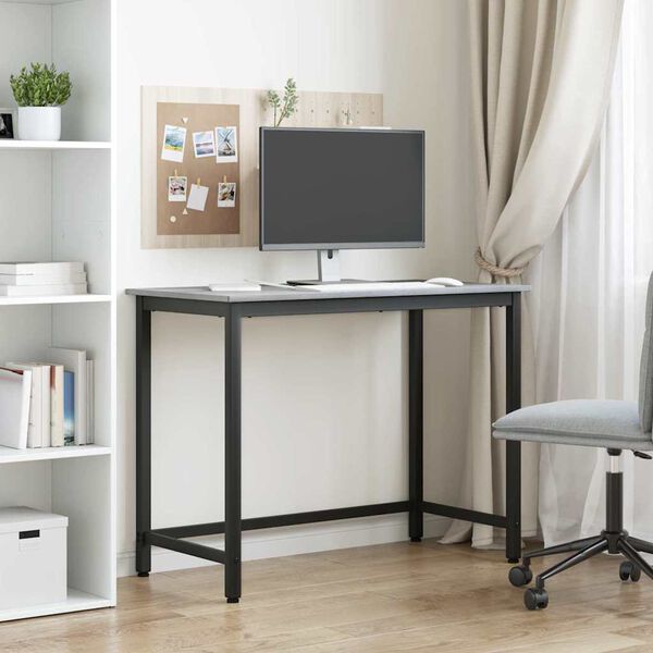 vidaXL staliuku Pilkas Sonoma 80 x 50 x 76,5 cm