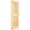 vidaXL Slankios durys NARVIK Natūrali ir juoda 70 x 210 cm (152,5 cm)