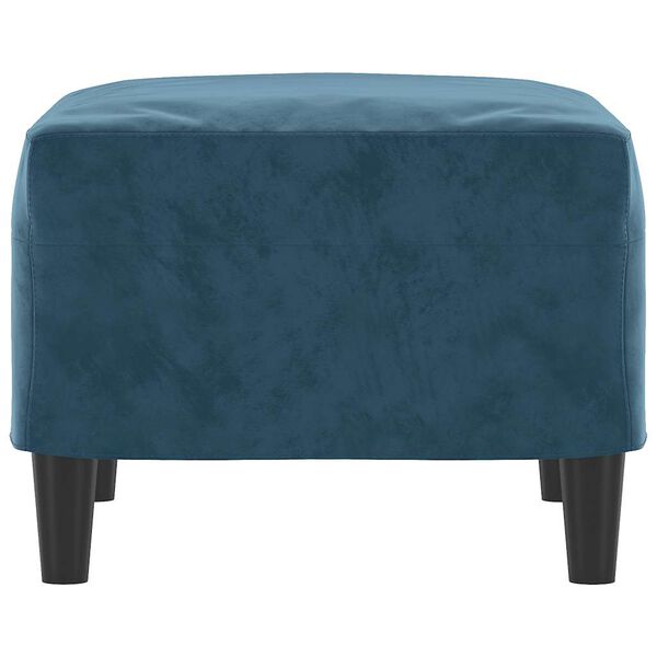 vidaXL Pakoja, mėlynos spalvos, 60x50x41cm, aksomas