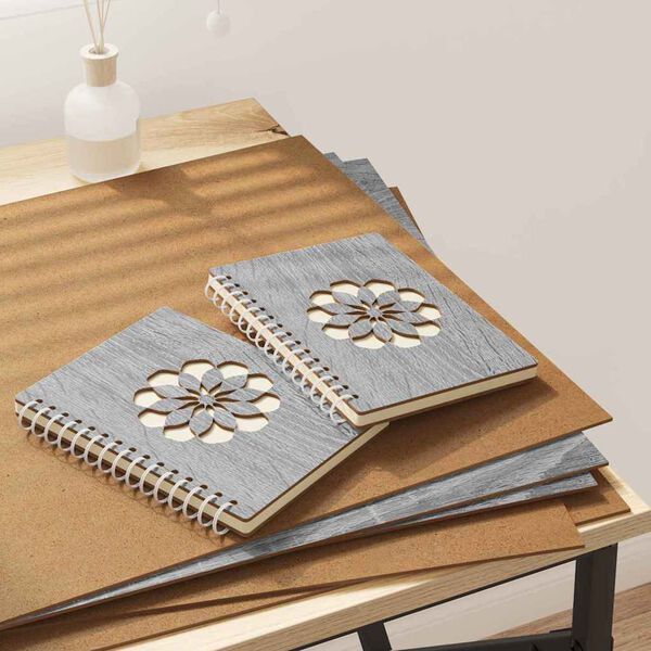 vidaXL Dekoratyvinės Panelės 50 pcs Pilkas Sonoma 40 x 60 x 0.27 cm