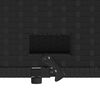vidaXL Dvivietė sodo sofa su pagalvėlėmis, juodos spalvos, poliratanas