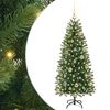 vidaXL Dirbtinė Kalėdų eglutė Žalia 120 cm PE ir PVC